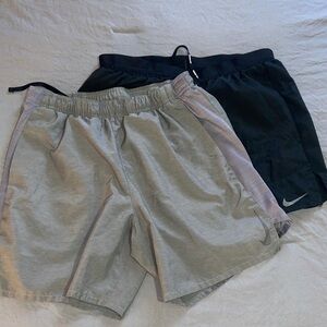 Nike Men's size medium Athletic Shorts bundle gray and black